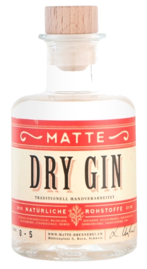 Gin Berner Matte Dry Gin Swiss