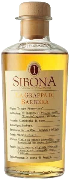 Grappa Barbera Sibona 40 Vol.%