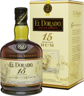 Rum El Dorado 15 y. 43 Vol.%