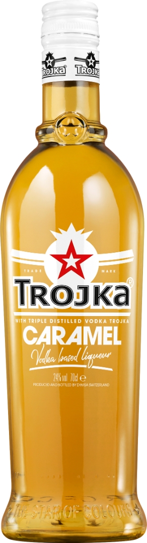 Wodka Caramel Trojka 24 Vol.%
