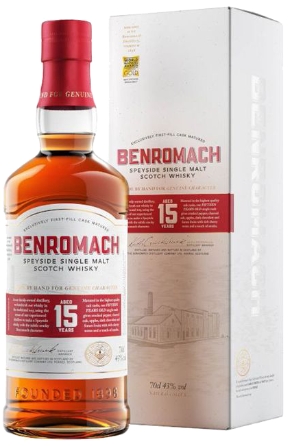 Whisky Benromach 15 years