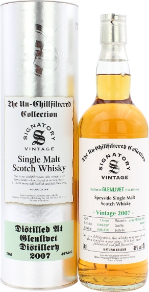 Whisky Glenlivet Signatory