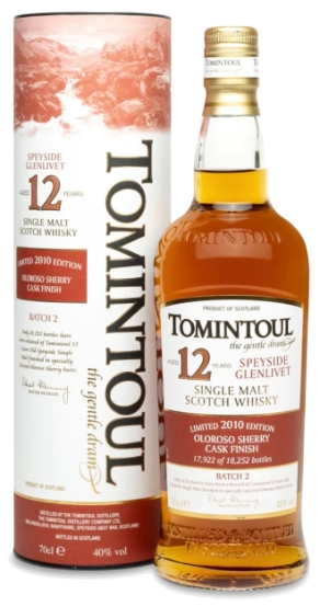 Whisky Tomintoul Oloroso 2010