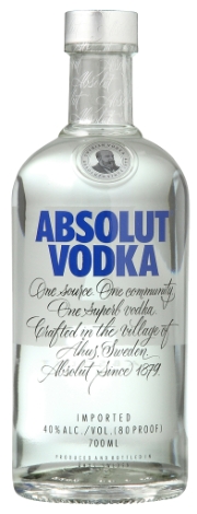 Wodka Absolut 40 Vol.%