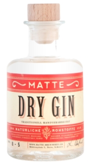 Gin Berner Matte Dry Gin Swiss