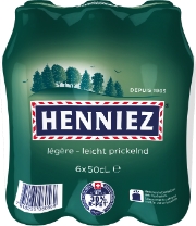 Henniez grün wenig CO2 PET 6-P