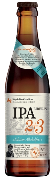 Bier Riegele IPA Liberis 2+3