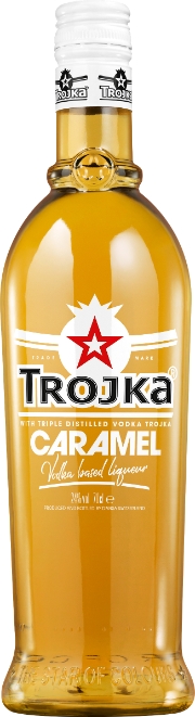 Wodka Caramel Trojka 24 Vol.%