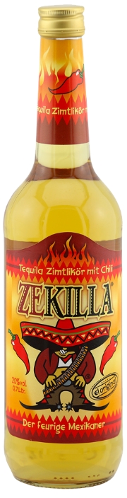 Tequila Zekilla Zimtlikör mit